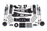 25-26 Ram 3500 (Gas) 4 Inch Radius Arm Suspension Lift Kit W/ Indexing Ring, 3 Inch Rear Lift, OE Air Bag BDS Suspension