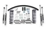3 Inch Lift Kit Jeep Cherokee XJ 84-01 Dana 35 Leaf Springs BDS Suspension