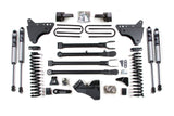 6 Inch Lift Kit w/ 4-Link Ford F250/F350 Super Duty 08-10 4WD Gas Block With Factory Overload BDS Suspension