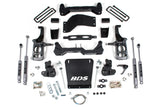4.5 Inch Lift Kit Silverado/Sierra 2500HD/3500HD 11-19 2 Inch Block With Overload BDS Suspension