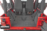Jeep 81-86 Cj-7 RR Kit W/O Gussets 4Pc Cargo Kit (Inc Tlgte & Cargo Lnr) Cargo Kit 4 pc. Rear Kit Incl. Driver Left Hand Panel Passenger Right HandPanel Tailgate Cargo Liner w/o Gussets Charcoal BedRug