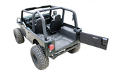 Jeep 81-86 Cj-7 RR Kit W/O Gussets 4Pc Cargo Kit (Inc Tlgte & Cargo Lnr) Cargo Kit 4 pc. Rear Kit Incl. Driver Left Hand Panel Passenger Right HandPanel Tailgate Cargo Liner w/o Gussets Charcoal BedRug