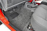 Jeep 76-95 Jeep Cj-7/Yj Front Kit 8Pc Floor Kit (Includes Heat Shields) Floor Liner Kit 8 pc. Front Kit Includes Heat Shields Charcoal BedRug