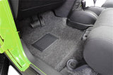 Jeep 76-95 Jeep Cj-7/Yj Front Kit 8Pc Floor Kit (Includes Heat Shields) Floor Liner Kit 8 pc. Front Kit Includes Heat Shields Charcoal BedRug