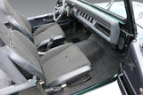 Jeep 76-95 Jeep Cj-7/Yj Front Kit 8Pc Floor Kit (Includes Heat Shields) Floor Liner Kit 8 pc. Front Kit Includes Heat Shields Charcoal BedRug
