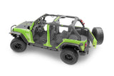Jeep 07-18 Jeep JK Unltd 4Dr Front 4Pc Floor Kit (Inc Heat Shields) Floor Liner Kit 4 pc. Front Kit Includes Heat Shields Charcoal BedRug