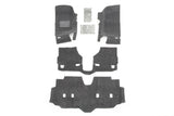 Jeep 07-18 Jeep JK Unltd 4Dr Front 4Pc Floor Kit (Inc Heat Shields) Floor Liner Kit 4 pc. Front Kit Includes Heat Shields Charcoal BedRug