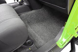 Jeep 07-18 Jeep JK Unltd 4Dr Front 4Pc Floor Kit (Inc Heat Shields) Floor Liner Kit 4 pc. Front Kit Includes Heat Shields Charcoal BedRug