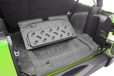 Jeep 07-10 JK Unltd 4Dr RR 5Pc Cargo Kit (Inc Tlgte & Tub Liner) Cargo Kit 5 pc. Rear Kit Incl. Drivers Wheel Well/ Passengers Wheel Well/ Rear Cargo Floor/ Tailgate And Tub Liner Charcoal BedRug