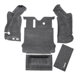 Jeep 11-18 Jeep JK 2Dr Rear 5Pc Cargo Kit (Includes Tailgate & Tub Liner) Cargo Kit 5 pc. Rear Kit Incl. Drivers Wheel Well/ Passengers Wheel Well/ Rear Cargo Floor/ Tailgate And Tub Liner Charcoal BedRug