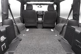 Jeep 11-18 Jeep JK 2Dr Rear 5Pc Cargo Kit (Includes Tailgate & Tub Liner) Cargo Kit 5 pc. Rear Kit Incl. Drivers Wheel Well/ Passengers Wheel Well/ Rear Cargo Floor/ Tailgate And Tub Liner Charcoal BedRug
