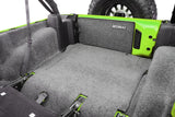 Jeep 11-18 JK Unltd 4Dr RR 5Pc Cargo Kit (Inc Tlgte & Tub Liner) Cargo Kit 5 pc. Rear Kit Incl. Drivers Wheel Well/ Passengers Wheel Well/ Rear Cargo Floor/ Tailgate And Tub Liner Charcoal BedRug