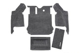 Jeep 11-18 JK Unltd 4Dr RR 5Pc Cargo Kit (Inc Tlgte & Tub Liner) Cargo Kit 5 pc. Rear Kit Incl. Drivers Wheel Well/ Passengers Wheel Well/ Rear Cargo Floor/ Tailgate And Tub Liner Charcoal BedRug