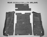 Jeep 03-06 Jeep LJ Unltd Rear 4Pc Cargo Kit (Inc Tlgte & Tub Liner) Cargo Kit 4 pc. Rear Kit Incl. Driver Left Hand Panel Passenger Right HandPanel Tailgate Cargo Liner w/o Gussets Charcoal BedRug