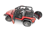Jeep 97-06 Jeep TJ Rear Cargo Kit (Includes Tailgate) Cargo Kit 4 pc. Incl. Driver Left Hand Panel Passenger Right HandPanel Cargo Area Tailgate Replaces Factory Carpet Kit Charcoal BedRug