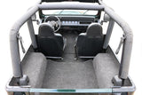 Jeep 87-95 Jeep YJ Rear Kit 4 PC Cargo Kit (Inc Tlgte & Cargo Liner) Cargo Kit 4 pc. Rear Kit Incl. Driver Left Hand Panel Passenger Right HandPanel Tailgate Cargo Liner Charcoal BedRug