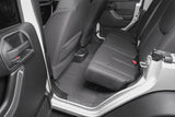 Jeep Bedtred 07-18 Jeep JK Unltd 4Dr Front 4Pc Floor Kit (Inc Heat Shields) Charcoal BedRug