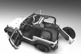 Jeep Bedtred 07-10 Jeep JK 2Dr Rear 5Pc Cargo Kit Rear Kit Incl. Drivers Wheel Well/ Passengers Wheel Well/ Rear Cargo Floor/ Tailgate And Tub Liner Charcoal BedRug