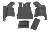 Jeep Bedtred 11-18 JK 2Dr Rear 5Pc Cargo Kit Rear Kit Incl. Drivers Wheel Well/ Passengers Wheel Well/ Rear Cargo Floor/ Tailgate And Tub Liner Charcoal BedRug