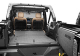 Jeep Bedtred 18+ JL 4 Door Bedtred 6 PC Rear Kit With Gap Hider Charcoal BedRug
