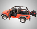 Jeep Bedtred 03-06 Jeep LJ Unltd Rear 4Pc Cargo Kit Incl. Driver Left Hand Panel Passenger Right HandPanel Cargo Area Tailgate Replaces Factory Carpet Kit Charcoal BedRug
