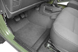 Jeep Bedtred 97-06 Tj/Lj BedTred Floor Kit 3 pc. 2 pc. Front 1 pc. Rear Replaces Factory Carpet Kit w/Center Console Incl. Heat Shields Charcoal BedRug