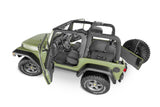 Jeep Bedtred 97-06 Tj/Lj BedTred Floor Kit 3 pc. 2 pc. Front 1 pc. Rear Replaces Factory Carpet Kit w/Center Console Incl. Heat Shields Charcoal BedRug