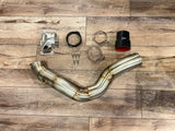DPD 3.5 inch Driver Side Intercooler Pipe with Billet Intake Horn 2019-2024 Cummins