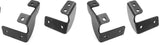 Dominator Xtreme D1 SideSteps With Mounting Bracket Kit Textured Black 2006-2023 Toyota Tacoma Go Rhino