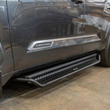 Dominator Xtreme D1 SideSteps Complete Kit: SideStep + Brackets Textured Black 2023-2026 Toyota Sequoia Go Rhino