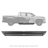 Dominator Xtreme D1 SideSteps Complete Kit: SideStep + Brackets Textured Black 2023-2026 Toyota Sequoia Go Rhino