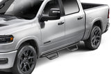 Domintator Extreme D2 Side Steps With Mounting Brackets Textured Black 2019-2026 Ram 1500 Go Rhino