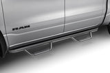 Domintator Extreme D2 Side Steps With Mounting Brackets Textured Black 2019-2026 Ram 1500 Go Rhino