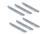 Dominator D3 Modular & D3 1 piece Hoop Step Pad Set Brushed Aluminum Go Rhino