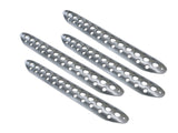 Dominator D3 Modular & D3 1 piece Hoop Scuff Pad Set Brushed Aluminum Go Rhino
