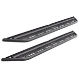 Dominator Xtreme D6 SideSteps With Mounting Bracket Kit Textured Black 2007-2018 Silverado/Sierra 1500/2500 HD Go Rhino