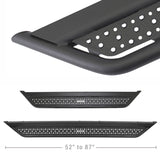 Dominator Xtreme D6 Side Steps with Rocker Panel Mounting Bracket Kit Textured Black 2015-2025 Ford F-150 2017-2026 Ford F-250/F-350 Go Rhino