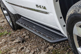 Dominator Xtreme D6 SideSteps With Mounting Bracket Kit Textured Black 2019-2026 Ram 1500 Go Rhino