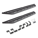 Dominator Xtreme D6 SideSteps W/ Bracket Kit Textured Black 2025-2026 Toyota 4Runner Go Rhino