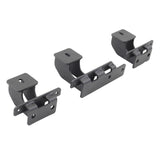 Dominator Xtreme D1,,D2, D6, DSS, DT Side Steps Mounting Brackets Only Textured Black 2018-2026 Jeep Wrangler Go Rhino