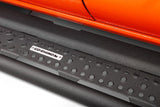 Dominator Xtreme D6 SideSteps With Mounting Bracket Kit Textured Black 2018-2026 Jeep Wrangler Go Rhino