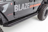 Dominator Xtreme DS SideSteps With Mounting Bracket Kit Textured Black For 2007-2018 Jeep Wrangler JK Go Rhino