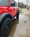 Dominator Xtreme DSS SideSteps With Mounting Bracket Kit Textured Black 2021-2026 Ford Bronco Sport Go Rhino