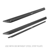 Dominator Xtreme DSS SideSteps With Mounting Bracket Kit Textured Black 2007-2018 Silverado/Sierra 150/2500 HD Go Rhino