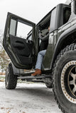 Dominator Xtreme DSS SideSteps With Mounting Bracket Kit Textured Black 2020-2025 Jeep Gladiator Go Rhino