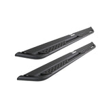 Dominator Xtreme DT Side Steps with Mounting Bracket Kit Textured Black 2007-2017 Jeep Wrangler Go Rhino