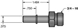 3/8 Inch Quick Connect to 3/4 Inch-16 O-ring (-8 AN) Fleece Performance