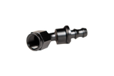 -8 45 Degree to Hose Barb Black Fleece Performance