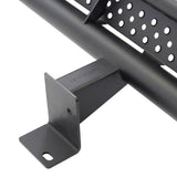 Frame Mounted Steel Rock Sliders Textured Black 18-Up Jeep Wrangler JL 4 Door Go Rhino