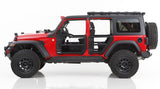 Frame Mounted Steel Rock Sliders Textured Black 18-Up Jeep Wrangler JL 4 Door Go Rhino